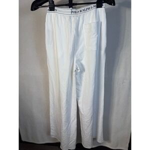 NWT Polo Ralph Lauren White baggy Joggers/loungewear with pockets Size S